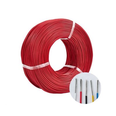 Cavo in rame argentato isolato in PFA multifilare 24awg 19/36 con resistenza chimica e disponibile in 9 colori