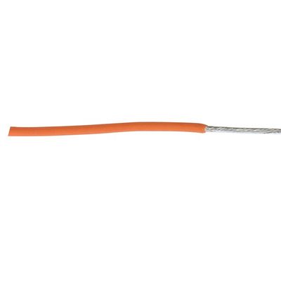 Cavo in rame argentato isolato in PFA multifilare 24awg 19/36 con resistenza chimica e disponibile in 9 colori