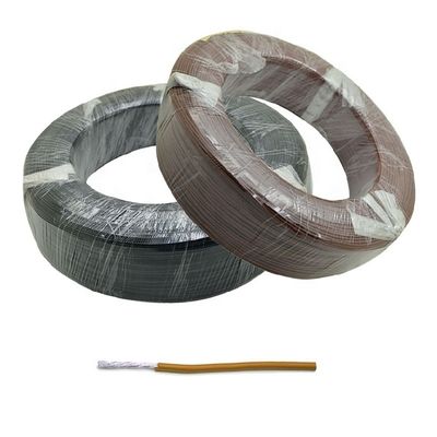 Cavo in rame argentato isolato in PFA multifilare 24awg 19/36 con resistenza chimica e disponibile in 9 colori