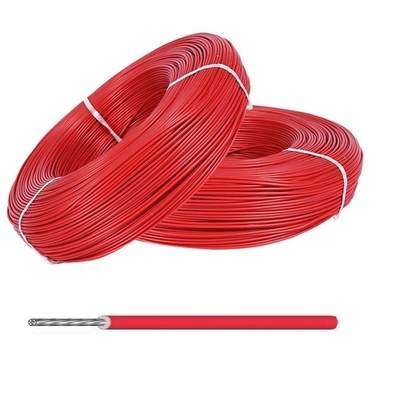 Un filo di rame ad alta temperatura PFA di 20 calibri ha ricoperto il colore rosso